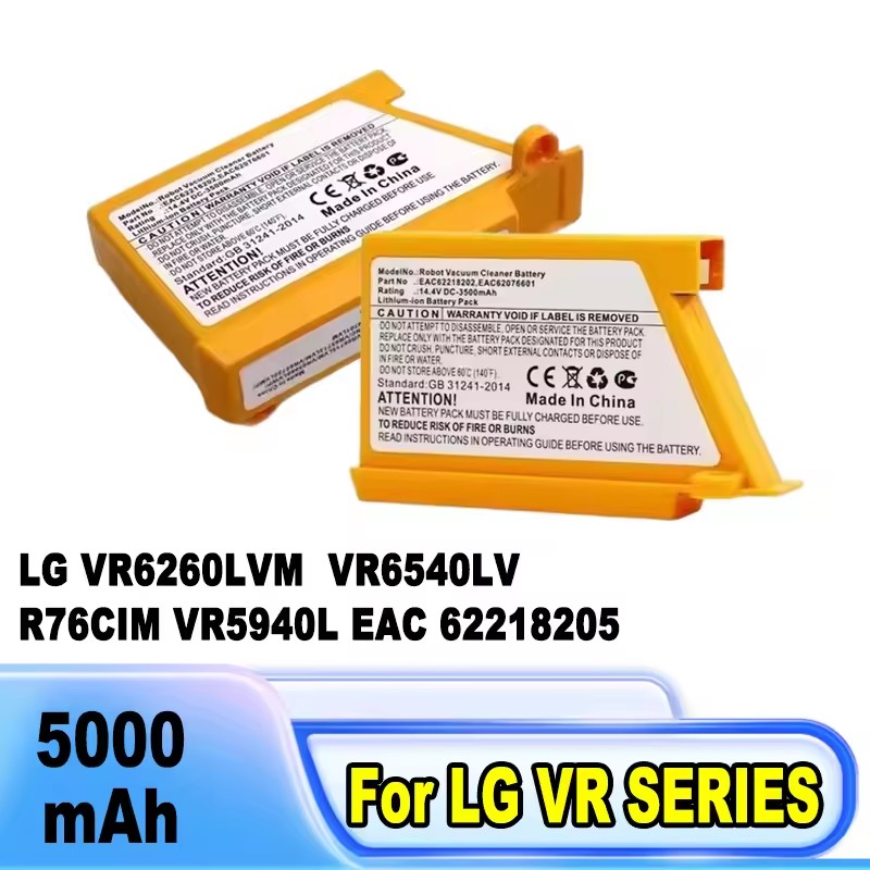 4S Lipo Battery 14.8V 6000Mah - Vacuum Battery for LG VR6260LVM VR6540LV