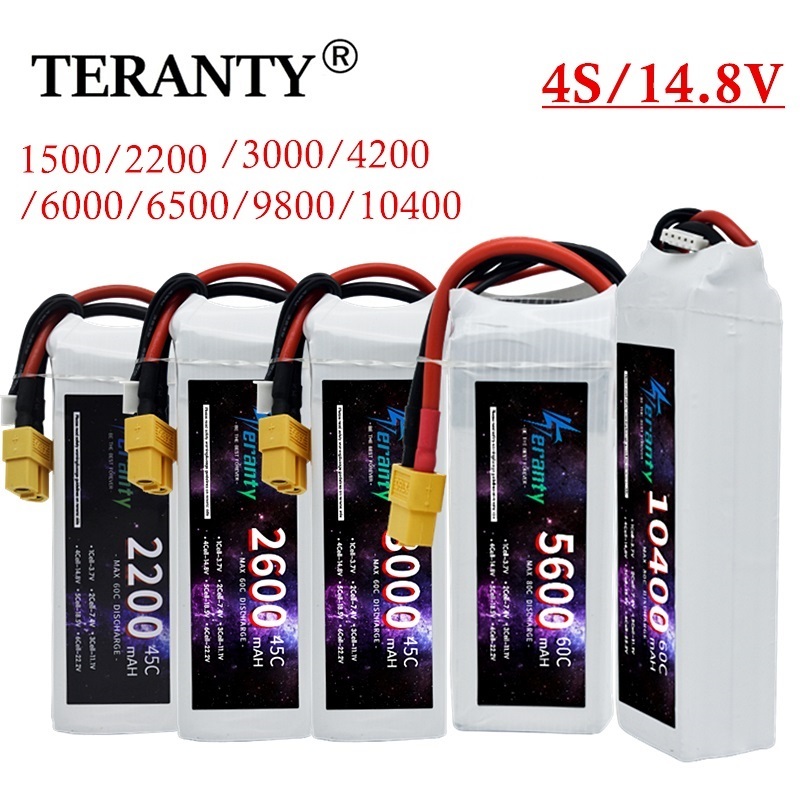14.8V RC LiPo Battery 4S 1500m - огляд і ціна 4S Lipo Battery 14.8V 6000Mah