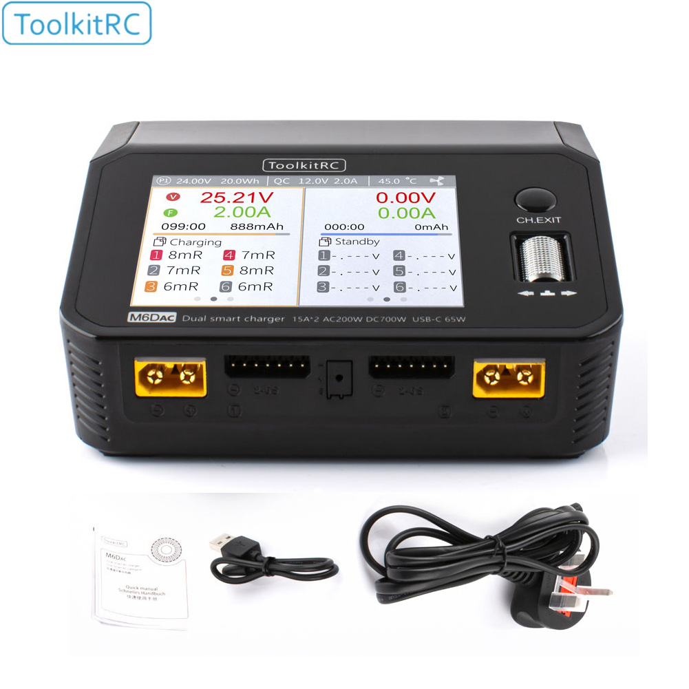 ToolkitRC M6DAC Dual Channel S - огляд і ціна Toolkitrc M6Dac Smart Charger